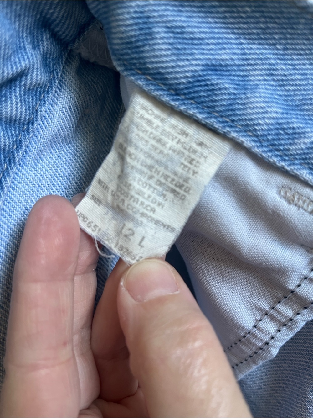 Lee Light Blue Denim Jean shorts - Picture 8 of 16
